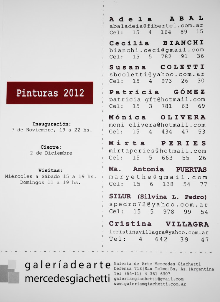 Exposición Giachetti 2012